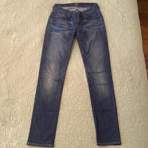 7 For All Man Kind straight leg jeans